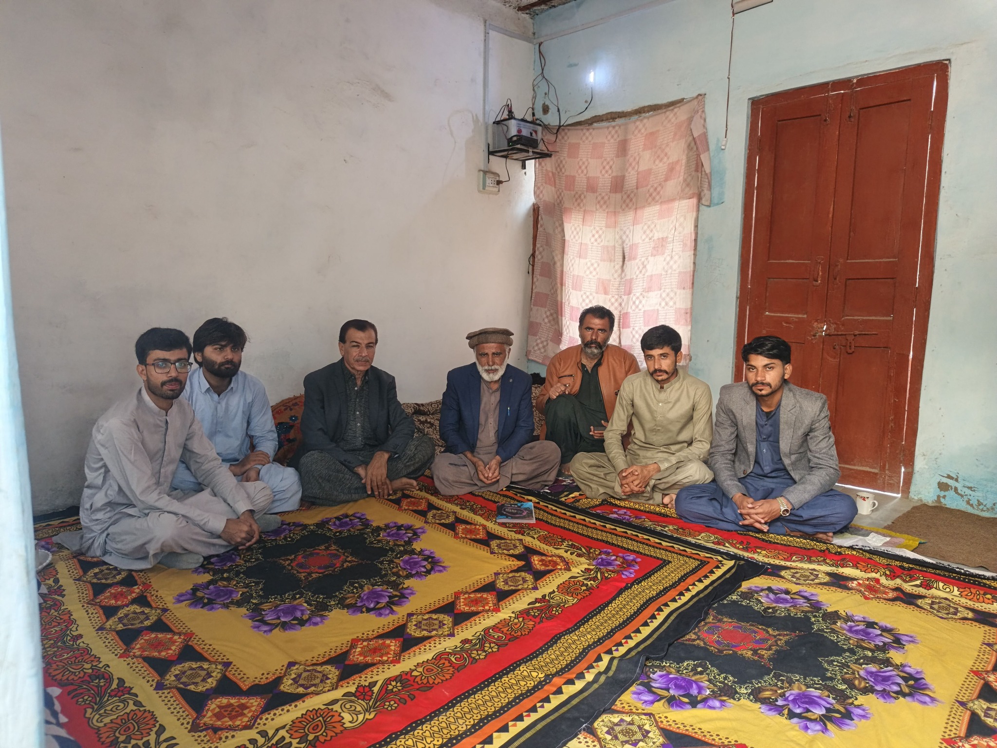 ایم اے بھرگڑی کے چھوٹے بھالی کی تعزیت کے موقعہ پر